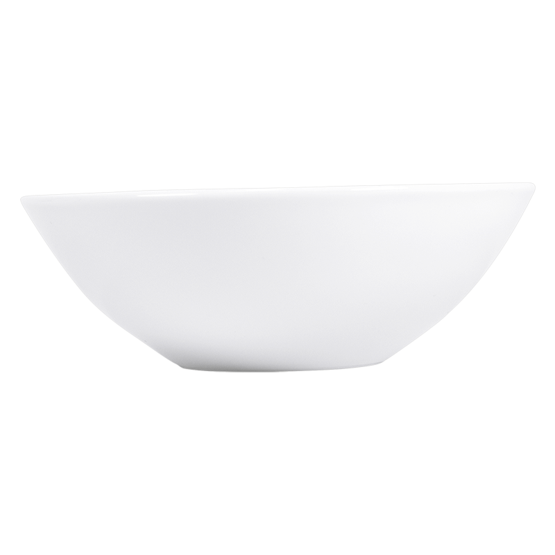 profile of white bowl